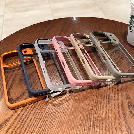 高品質 シンプル iPhone17ProMax/17Proケース 耐衝撃 金属カメラ枠 iPhone17/Airカバー 装着しやすい 黄ばまない [M5727]