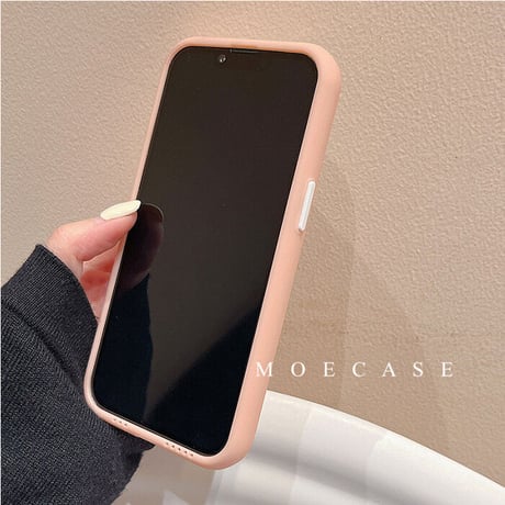バンパー iPhone14/14proカバー 放熱 iPhone13/12/11promaxケース カラー枠 頑丈耐衝撃 シンプル風  男女兼用[M3191]