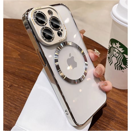 カメラ保護 iPhone16Pro/15ProMaxケース 高級感耐衝撃 MagSafe対応 クリアiPhone14/13Proカバー 耐久性 頑丈 高透明感[M3577]
