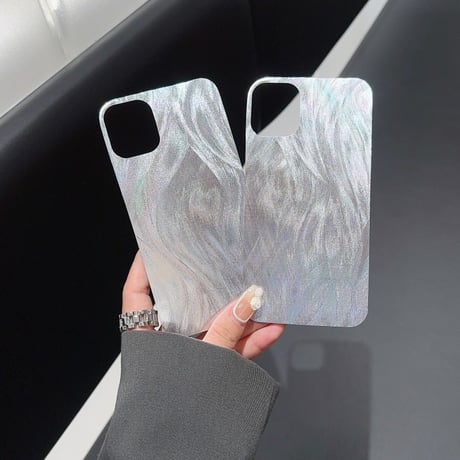 スマホインナーシート キラキラ クリアケースにおすすめ きれい 光る 人気 iPhone用 コスパ最強 [M4070]