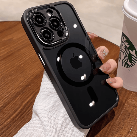 ナチュラルチタン iPhone15pro/15promaxケース ブラックチタン Magsafe対応 iPhone14/13proカバー  高級感 耐久性耐衝撃[M3571]