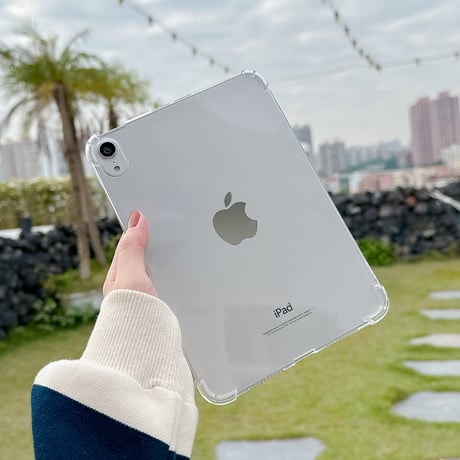 耐衝撃加工クリアiPad Air(第5世代)ケース iPad(第10世代)カバー  アイパッドプロ/ミニ対応 シンプル風 軽量頑丈 持ち運びやすい[M3158]