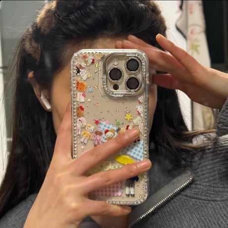 ダイヤ カメラ保護カバー レンズフィルム iPhone用 キラキラ 頑丈 ハンドメイド おしゃれ diy 魅力的なスマホ ギフトにおすすめ[M6064]