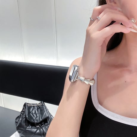 金属 Apple watch Series10バンド おしゃれ アップルウォッチバンド Ultra series8 7 6 5 4  3 2 SE SE2 高品質高級感[M5115]