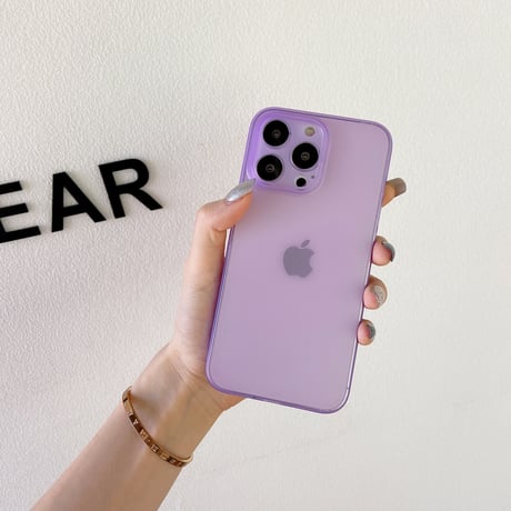 薄型 iPhone14plus/14proケース 指紋防止 アイフォン13mini/12/11proカバー 黄ばまない 軽い ハードケース[M2233]