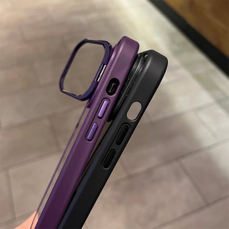 MagSafe対応 iPhone15pro/15promaxケース  レンズ保護フィルム付 スタンド付  耐衝撃 カッコイイ iphone14/13/12カバー[M3566]