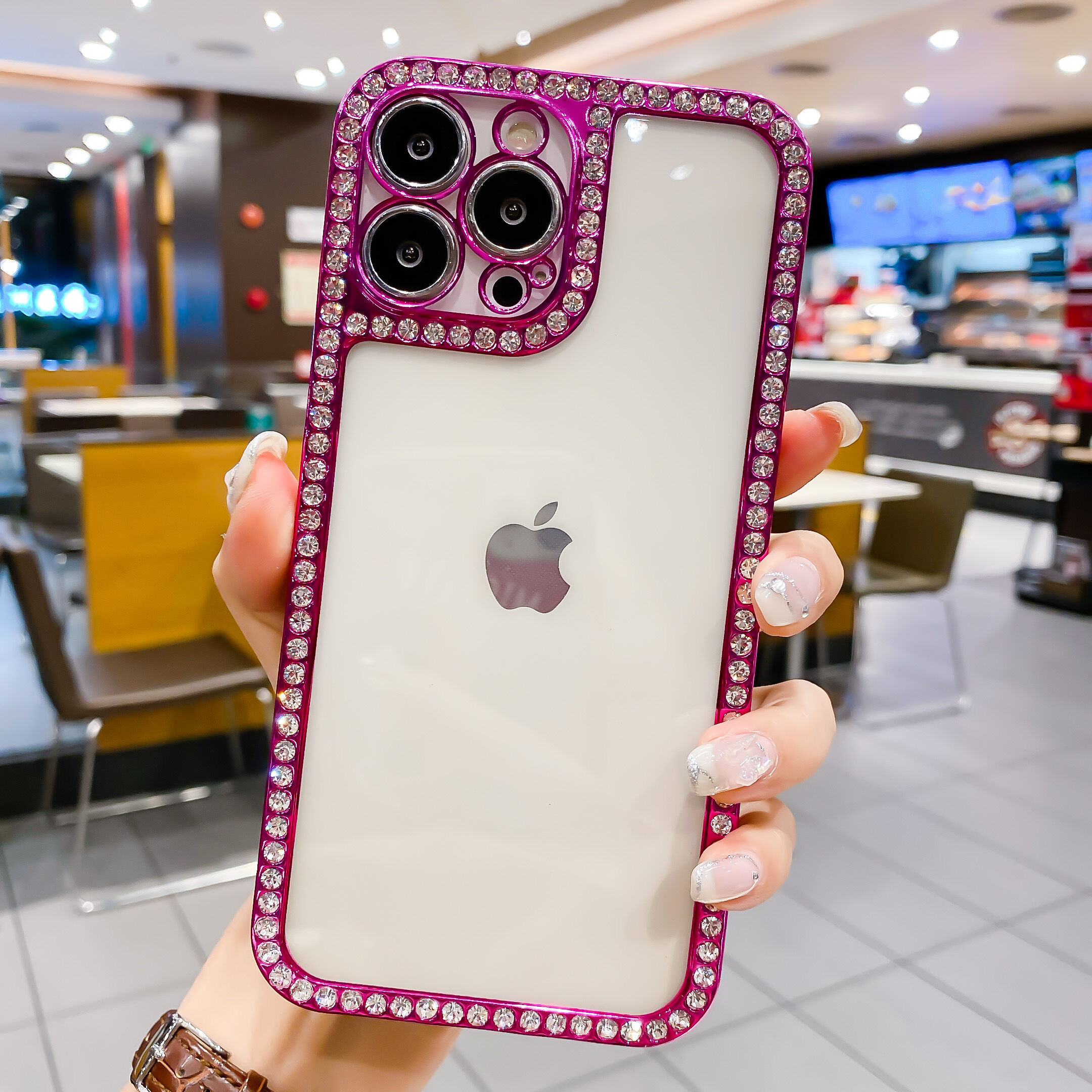 ジュエルデコiphone13/12proケース オシャレ キラキラ iphone11pro/X