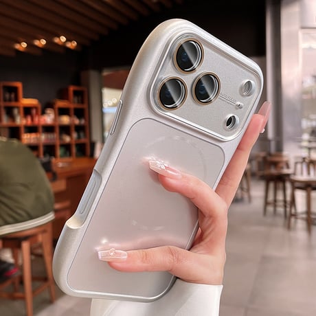 グリップ性 iPhone17/17Proケース MagSafe対応 iPhone17Promax/16Pro/15ケース カメラカバー付 耐衝撃 持ちやすい[M6222]
