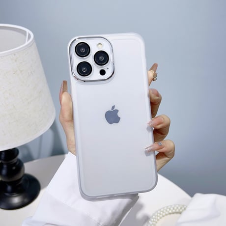 クリア iPhone15/14proケース レンズフィルム付き アイフォン13/12/11pro透明カバー 軽量 使いやすい[M2821]