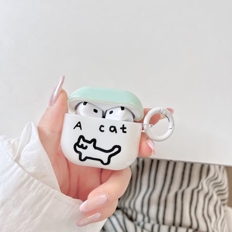 カップルペア AirPods4ケース  可愛い猫と犬 AirpodsPro2/3/2カバー お揃い リング付き ギフトにおすすめ[M5594]