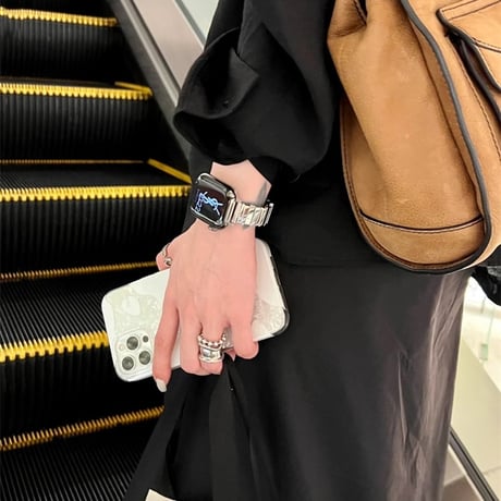 おしゃれ光沢感 Apple watch10/9 バンド Ultra series8 7 6 5 4  3 2 SE SE2 オシャレアップルウォッチベルトシック 存在感抜群 高級感[M4874]