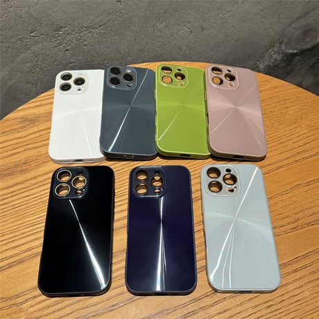 オーロラ光る iPhone16Pro/16ケース 頑丈 高級感 iPhone15Pro/14promax/13カバー レンズ保護 耐久性あり [M5399]