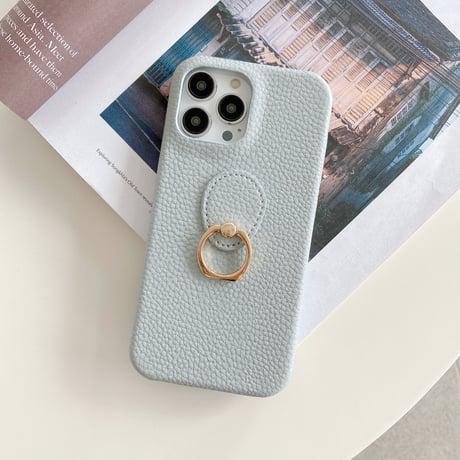 リング付レザーiphone14Plus/14proケース  高品質 高級感 iphone13mini/12/11カバー   シンプル  お揃い 実用 ファッションセンスいい[M2217]