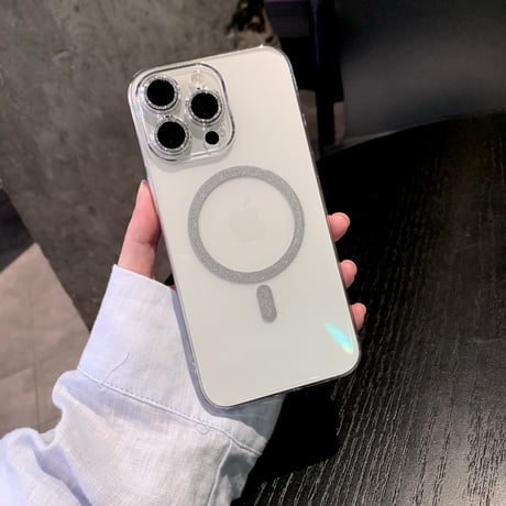 高透明 iPhone15pro/15plusケース マグセーフ対応 黄ばまないクリアアイフォン14/13proカバー 黄ばまない[4349]