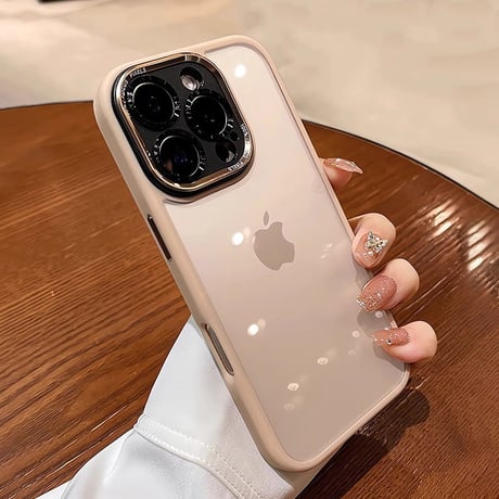 金属カメラカバー iPhone16Pro/16ケース耐衝撃 黄ばまないiphone15pro/14/13promax/12カバー シンプル 高品質[M4767]