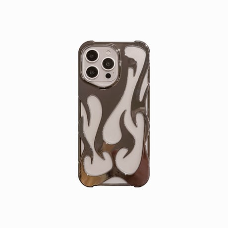 放熱 iPhone16Pro/16ProMaxケース 発熱軽減 冷却 iPhone15pro/14promax/13カバー つや感 透かし彫り[M4605]