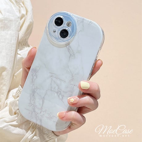 大理石調 iphone14/13proケース 頑丈耐衝撃 アイフォン12プロ/11カバー 高級感ぼかし 淡色 全面保護 お揃い[M3031]