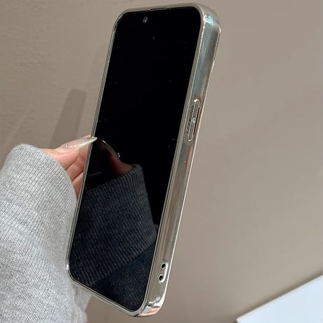 おしゃれミラーiPhone15/15proケース 女子力アップ iPhone14pro/13/12カバー 可愛い ハンドメイド 丈夫[M4186]