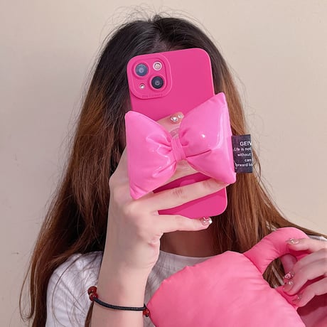 可愛いリボンポップソケット  グリップ スマホスタンド 落下防止  超キュート  便利多機能 艶あり  いいプレゼント[M2204]