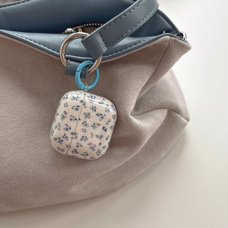 韓国っぽ AirpodsPro3ケース 花柄 Airpods4カバー  AirpodsPro2/Pro1カバー リング付き オシャレさんにおすすめ[M6536]