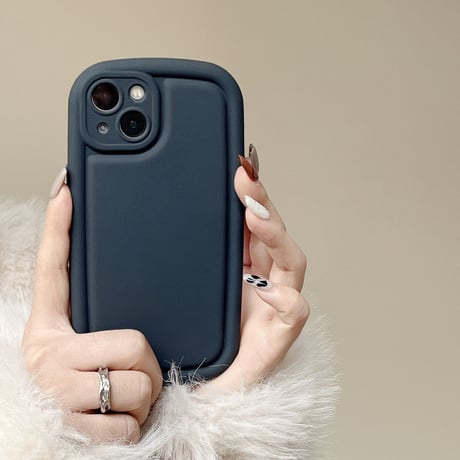 無地シンプル iPhone14pro/14ケース 全面保護 アイフォン13/12カバー 高級感 お揃い 男女兼用 [M2902]