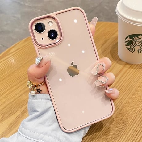 iPhone15/15Proケース クリア 高透明 黄ばまない 金属レンズ枠  頑丈 for iPhone12/13/14カバー オシャレさんにおすすめ[M3503]