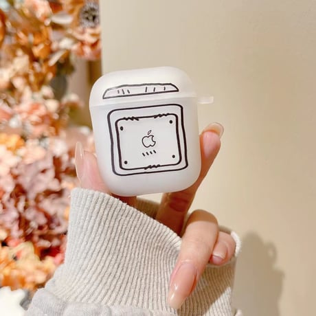アップル  airpods第3世代ケース 落書き かわいい マット airpodsproカバー   面白い 人気[M1549]
