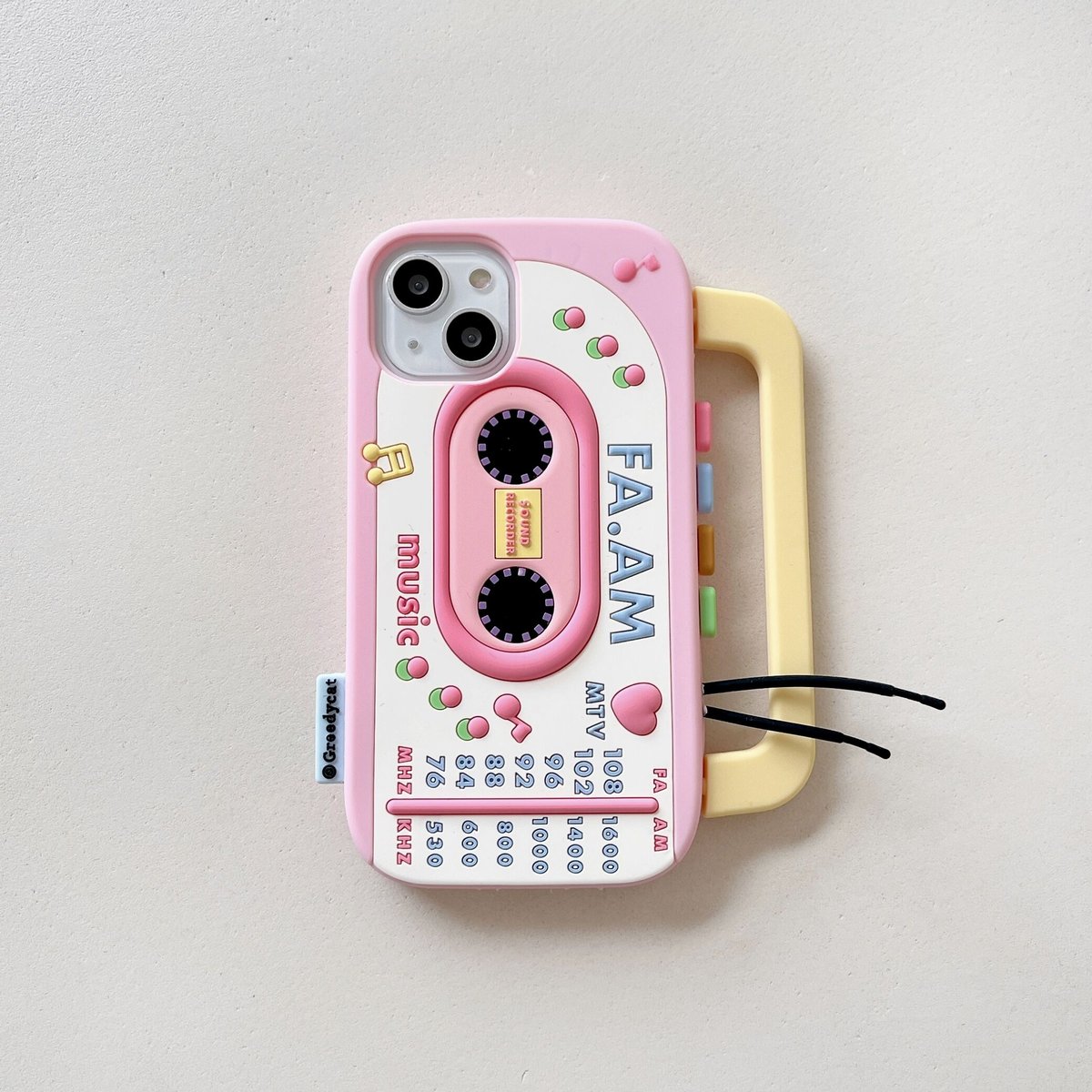 ラジオ iphone14/13proケース ピンクカラー アイフォン12/11 ラジオ iphone14/13proケース ピンクカラー アイフォン12/11