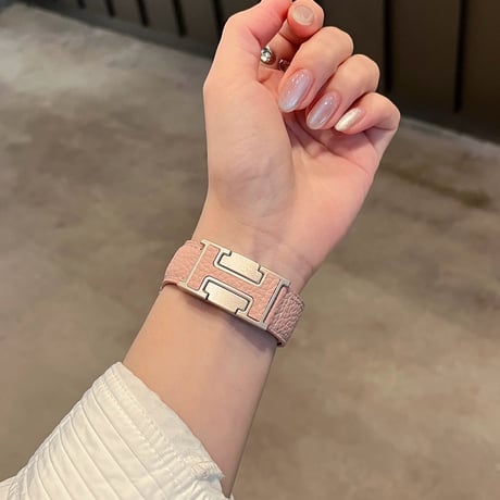 マグネット式  アップルウォッチバンド レザー シック AppleWatch S11/10 バンド 高級感 Ultra series8 7 6 5 4  3 2 SE SE2 おしゃれ[M6175]
