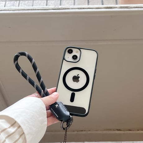 スマホストラップ 丈夫 シンプル風 お揃い 落下防止 全種類対応 男女に人気 ギフトに最適 [M4208]