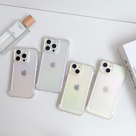 指紋防止耐衝撃 iphone15pro/15promaxケース 光る 半透明 iphone14pro/13/12proカバー マット高品質[M4131]