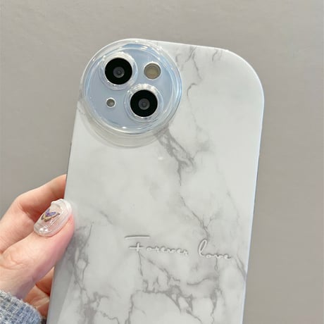 大理石調 iphone14/13proケース 頑丈耐衝撃 アイフォン12プロ/11カバー 高級感ぼかし 淡色 全面保護 お揃い[M3031]