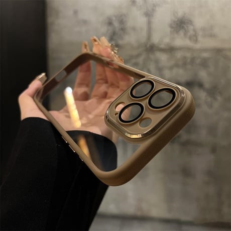 滑り止め加工 iPhone16pro/15promaxケース  高透明 黄ばまないアイフォン14Promax/13/12proカバー カメラ保護 高品質[M3676]