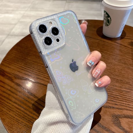 キラキラしたシール  お洒落 iphone16/15/14/13/12/11ケース対応   可愛い 光る 取り付け/取り外し自由 ファッションセンスいい[M2145]