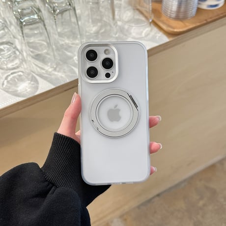 Magsafeリングスタンド iPhone16Pro/16ProMaxケース 高品質高機能 iPhone15Pro/14proケース 定番 指紋防止 飽きないデザイン[M5141]