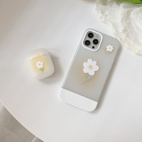 花柄 頑丈耐衝撃 airpods第三世代ケース  可愛い airpodsproカバー  第1/2世代対応  フック付き  美しい [M1630]