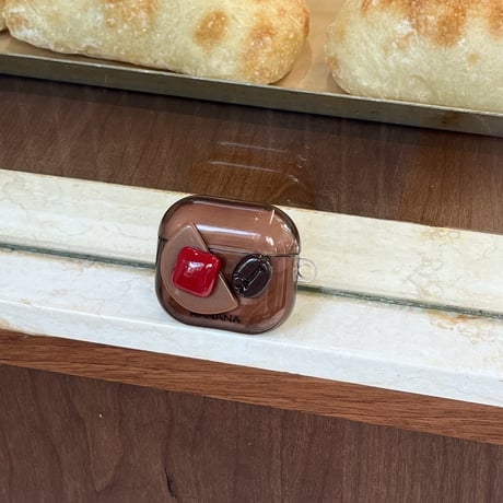 コーヒー豆 Airpods 4ケース レザーストラップ付 Airpodspro2/proカバー Airpods3/2 シック おしゃれ ギフトにおすすめ[M4994]