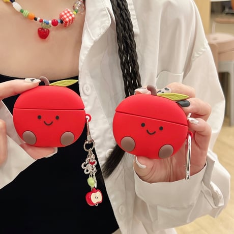 アップル Airpods4ケース プレゼントにおすすめ AirpodsPro2ケース airpods3/2カバー カラビナ/キーチェーン かわいい [M5516]