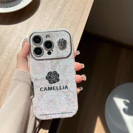ストラップ付 iPhone17Pro/17ケース 花柄 iPhone16pro/17promaxカバー キラキラ オシャレ  大人可愛い [M5669]