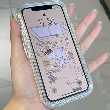 耐衝撃 iphone16/15/14rpmaxケース  高透明 アイフォン13/12promaxカバー  保護力強い  指紋/傷付きにくい 頑丈 三重構造 [M1694]