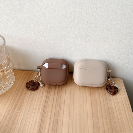 シリコン Airpods4ケース 豹柄キーホルダー付 Airpodspro2カバー Airpods3/2 指紋防止 可愛い[M4913]