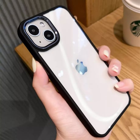iPhone15/15Proケース クリア 高透明 黄ばまない 金属レンズ枠  頑丈 for iPhone12/13/14カバー オシャレさんにおすすめ[M3503]