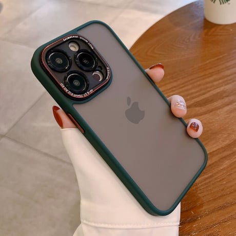 指紋防止 iphone14pro/14promaxカバー マット加工 汚れ付きにくいiphone13/12promaxカバー  耐衝撃 滑りにくい 高品質[M2294]