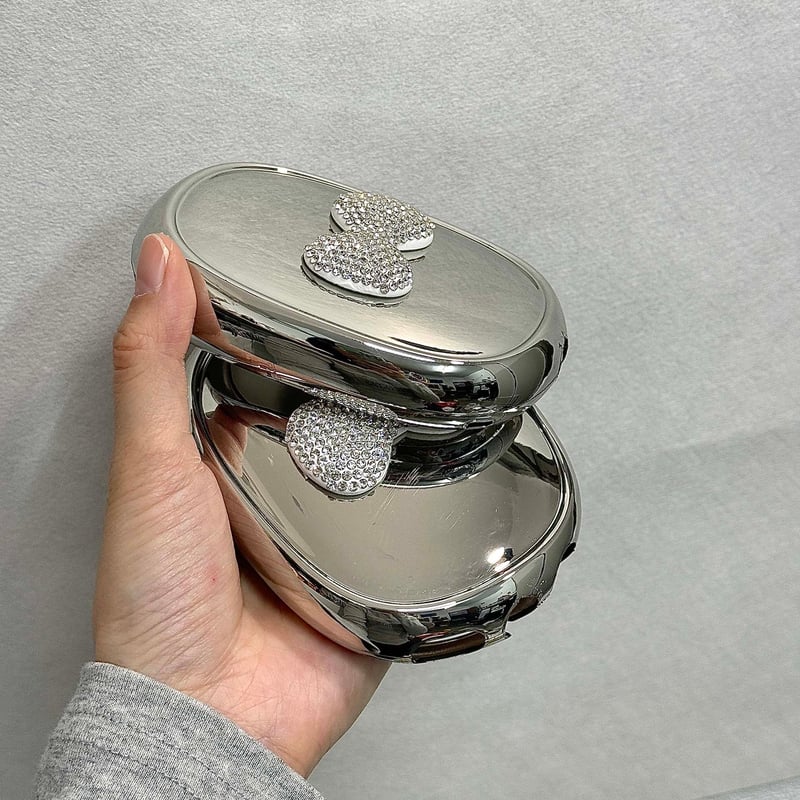 ジュエリーリボン AirPodsMaxケース 光沢感メッキ エアーポッズ