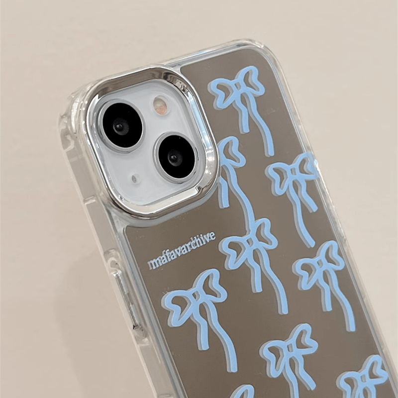 casetify iPhone 16pro リボン　ミラーケース リボン ミラーiPhone16/15proケース 頑丈 可愛いiphone14/13/12pr