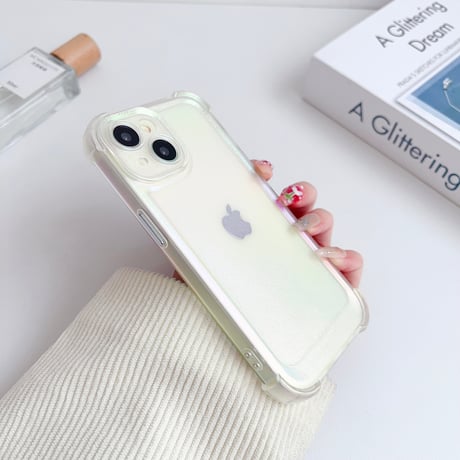 指紋防止耐衝撃 iphone15pro/15promaxケース 光る 半透明 iphone14pro/13/12proカバー マット高品質[M4131]