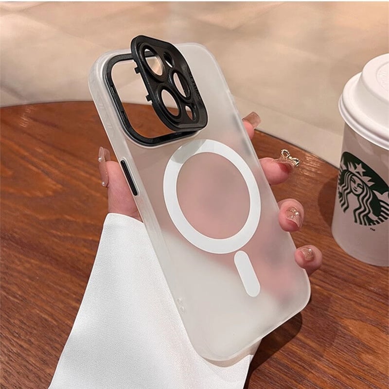 カメラカバースタンド一体型 iPhone15pro/15promaxケース MagSafe対応