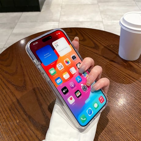 黄ばまない iPhone15pro/15promaxケース  MagSafeリングスタンド レンズフイルム iphone14/13pro/12カバー 耐衝撃 高機能[M4137]