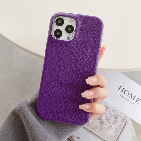 革製 iPhone14plus/14proカバー シンプル風 アイフォン13pro/12mini/11proケース おそろい 高品質 使いやすい [M2571]