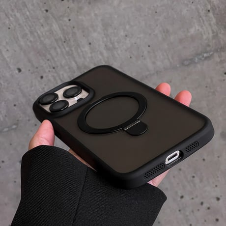 レンズカバー付 iPhone16Pro/15Promaxケース MagSafe対応 スタンド iPhone14Pro/13/12Proケース 指紋防止 コスパ最強[M3659]
